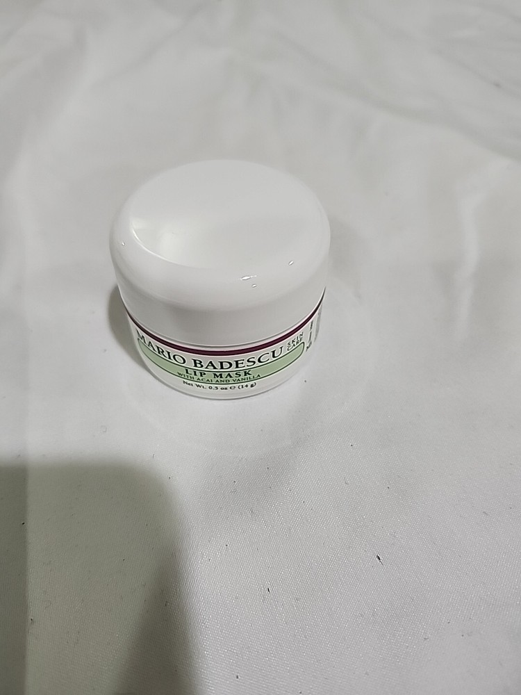Mario Badescu Hydrating Acai Vanilla Lip Mask 0.5 oz Sealed-image