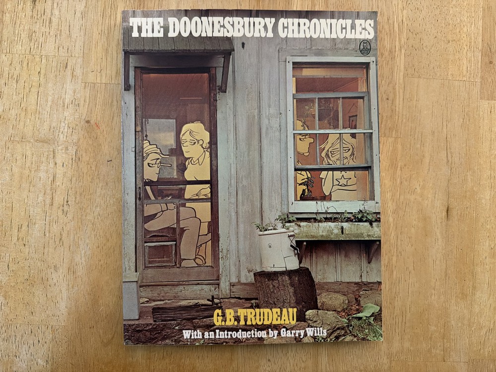 Vintage 70s Political Satire, The Doonesbury Chronicles, G.B. Trudeau, Comics