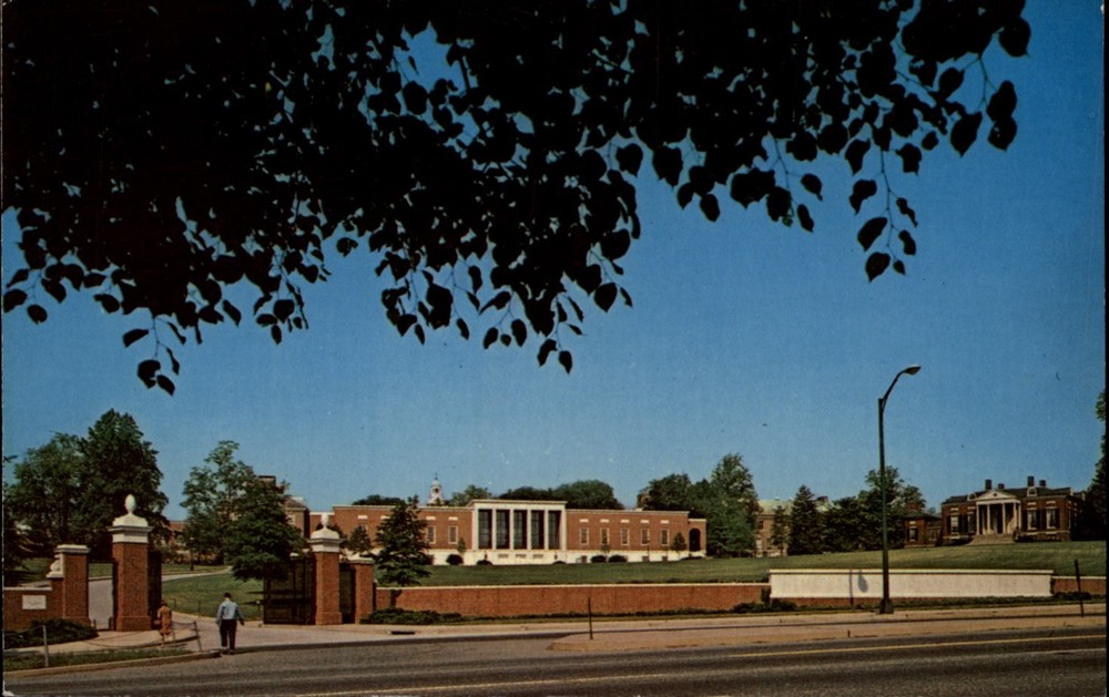 Johns Hopkins University Baltimore Maryland vintage postcard a134