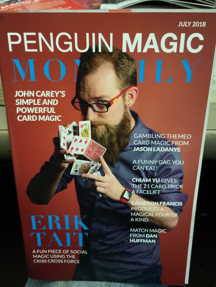 Penguin Magic Monthly Magazine Erik Tait Issue 2018