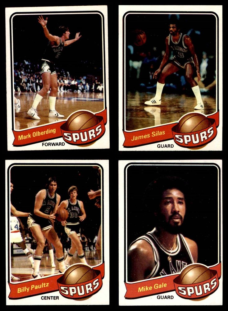 1979-80 Topps Spurs Almost Complete Team Set 4.5 - VG/EX+ 6894522 (4 / 6 cards)