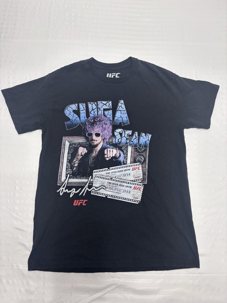 UFC Sean O’Malley “Suga” T-Shirt Men’s Size S Black  Official Licensed S/S