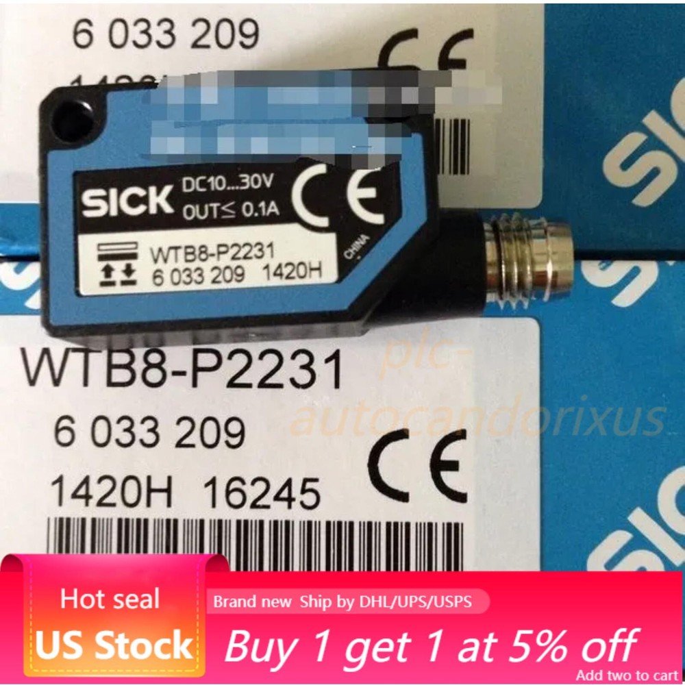 NEW Sick WTB8-P2231 6033209 WTB8P2231 Photoelectric Sensor Encoder in Box