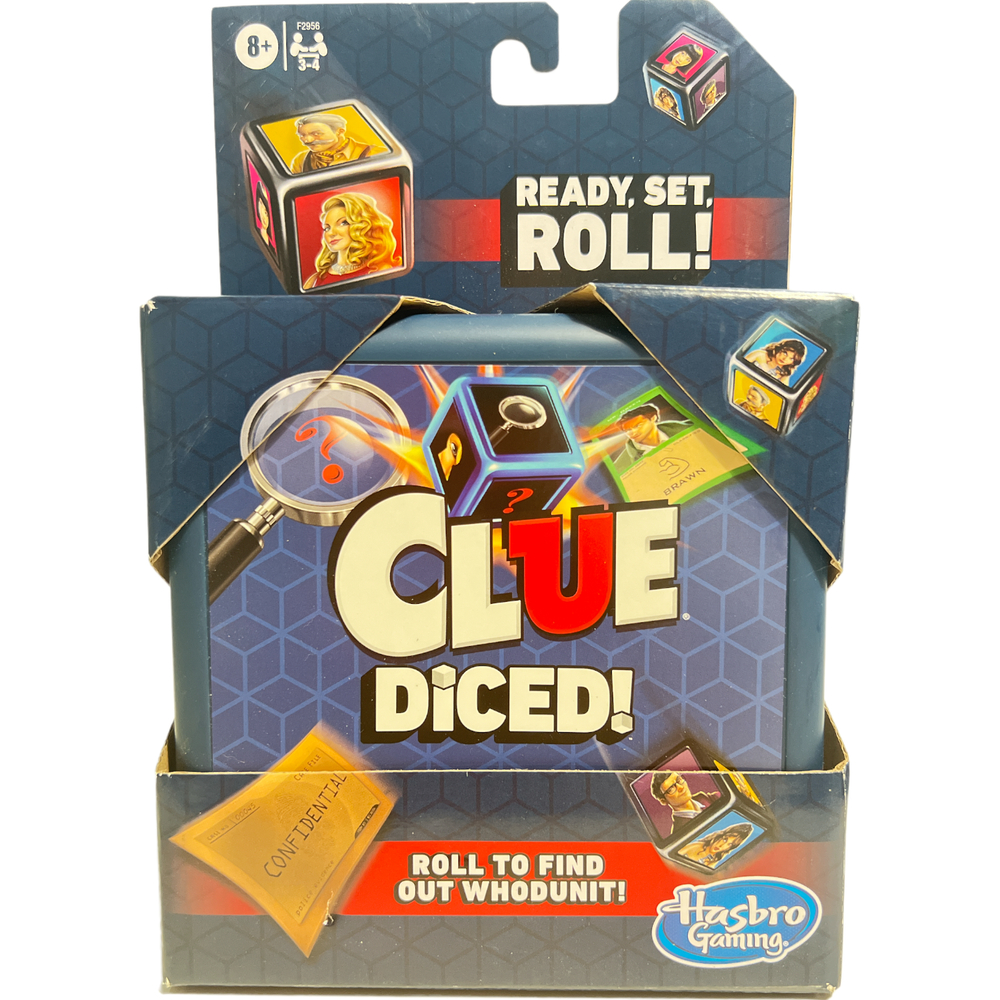 Clue Diced! - By Hasbro Gaming - Ready, Set, Roll! NIB