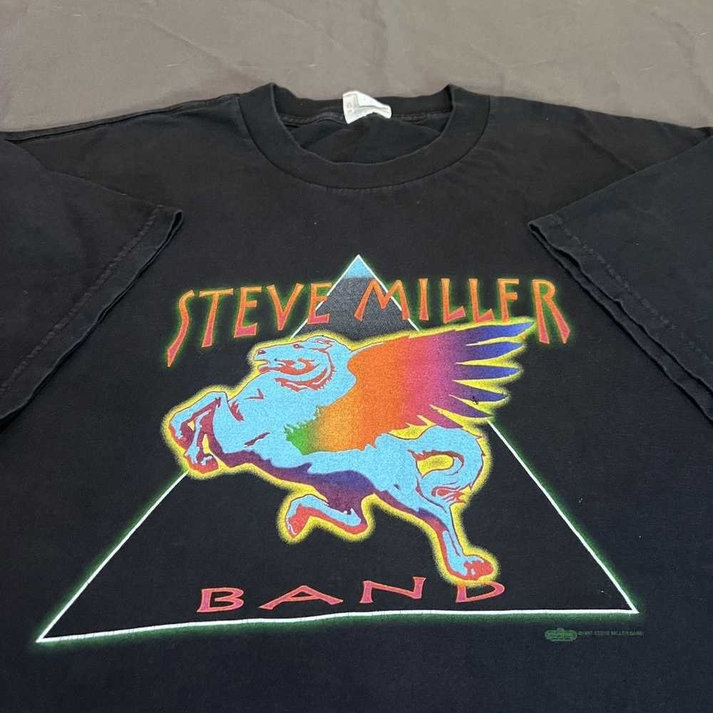 Vintage 90s 1997 Steve Miller Band Promo Tour Cotton T-Shirt All Sizes Bo2493