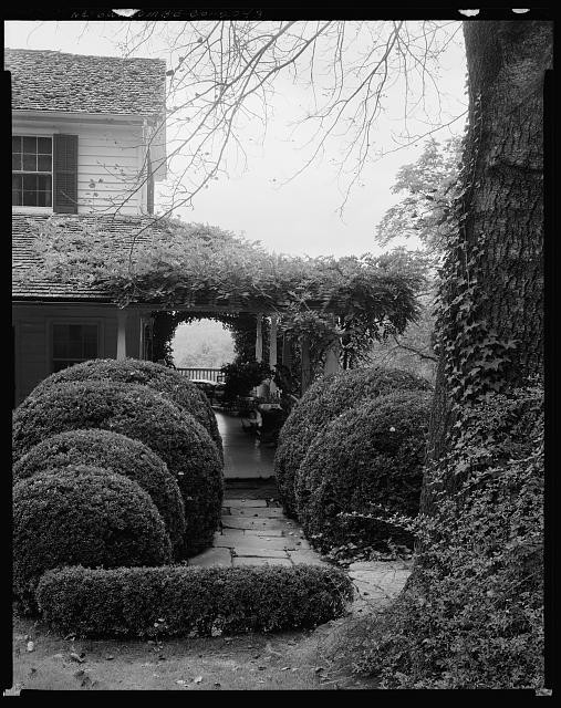 Buncombe County North Carolina Sherrill Inn Hickory Nut Gap 1938 Garden House