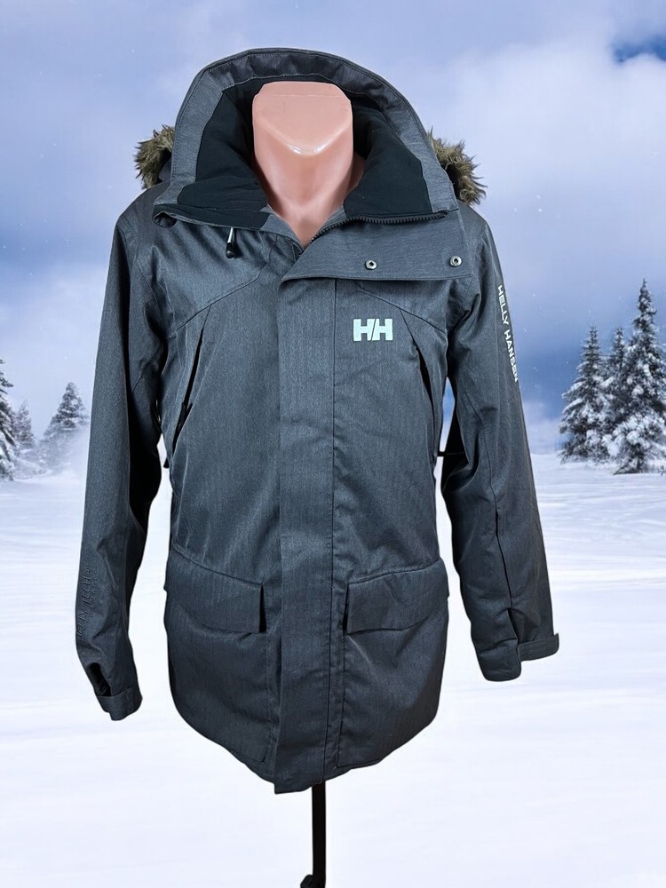 Helly Hansen Jacket Mens Small HELLYTECH XP Hooded Waterproof Ski Snowboard