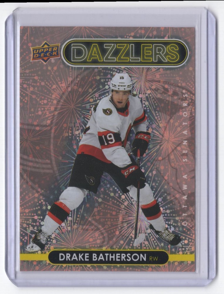 2021-22 Upper Deck Dazzlers Orange Drake Batherson Ottawa Senators #DZ-129