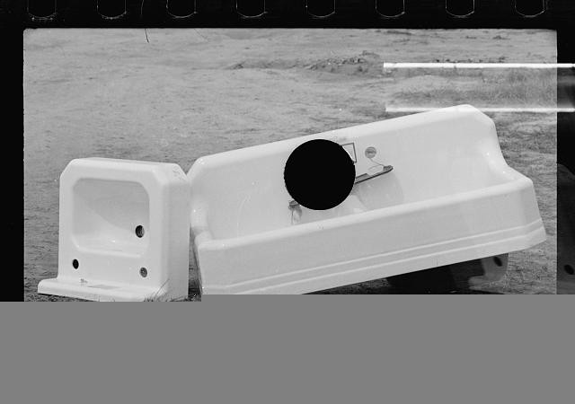 Greenbelt Maryland 1936 Plumbing Fixtures Awaiting Installation RA Community