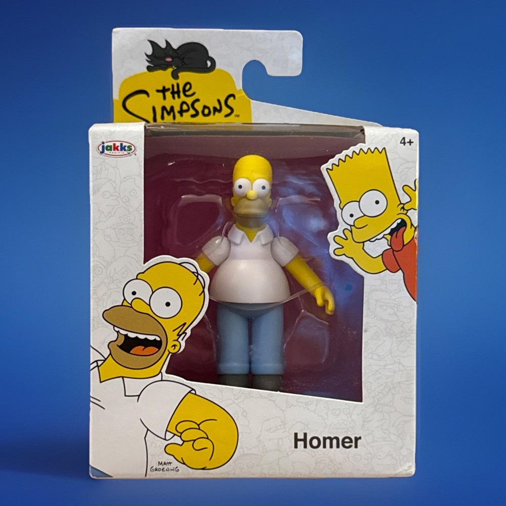The Simpsons Homer Simpson 3.5 Inch Figure by Jakks Pacific ~ New.