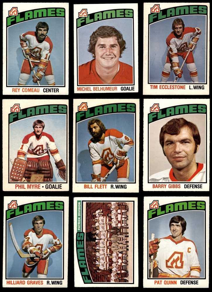 1976-77 O-Pee-Chee Calgary Flames Team Set 3.5 - VG+ 7265606