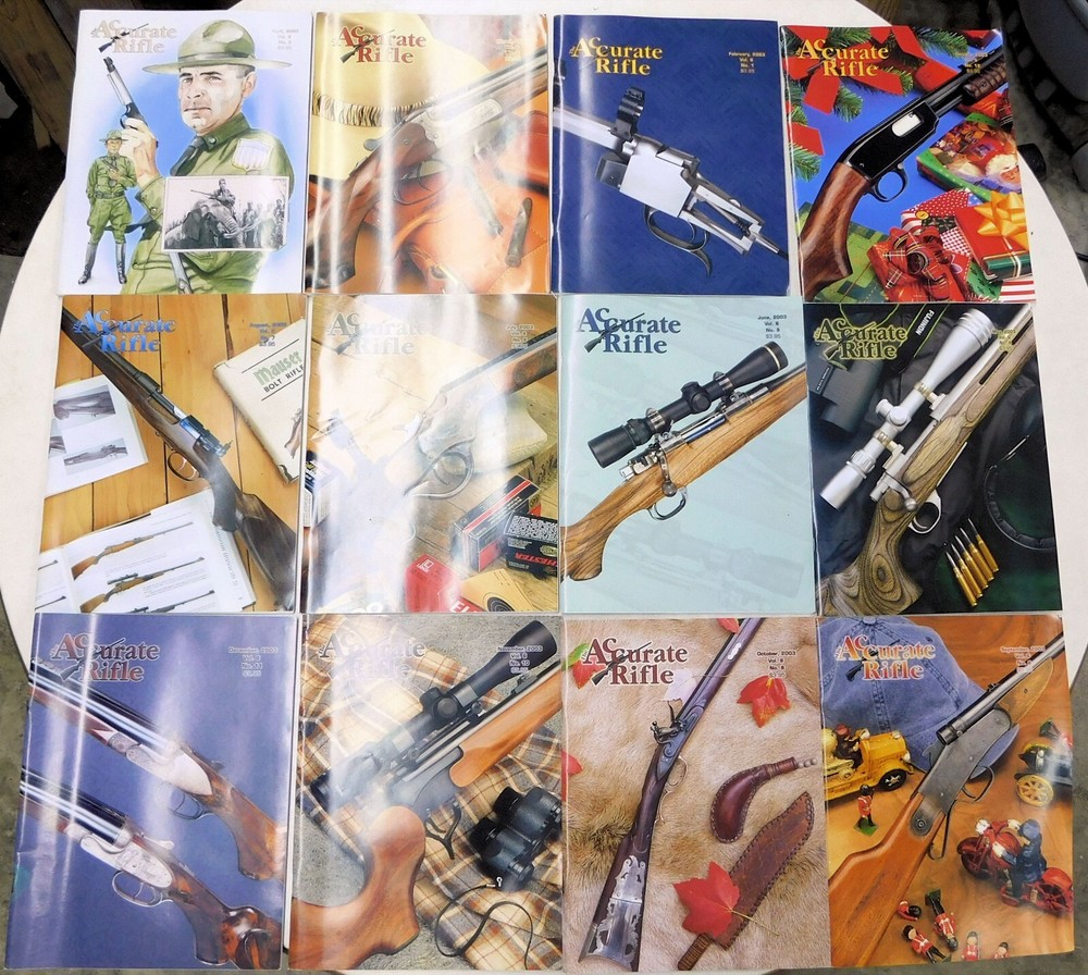 2003 The Accurate Rifle Magazine - 12 Issues - Dave Brennan Editor-image
