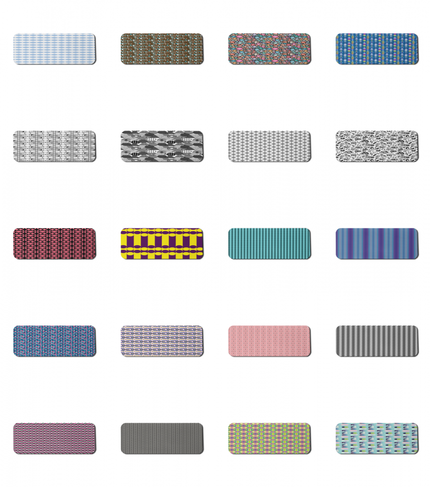 Ambesonne 31x12 Gaming Mousepad Non-Slip Geometric Design