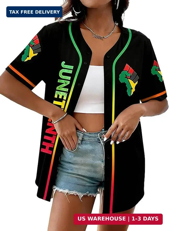Juneteenth Shirts Women Black History T Shirt African American Freedom Day June