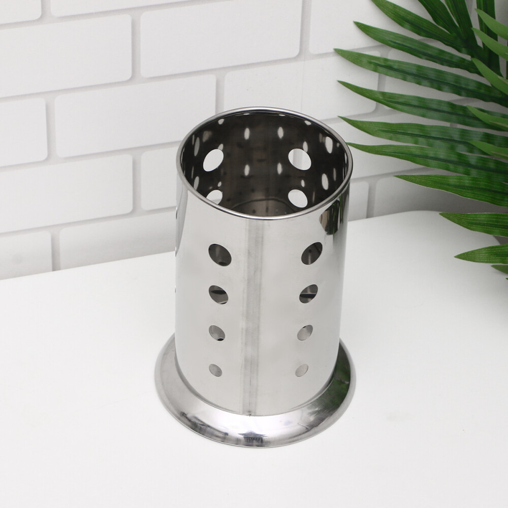 Stainless Steel Silverware Holder Kitchen Chopsticks Holder Tableware Drainer