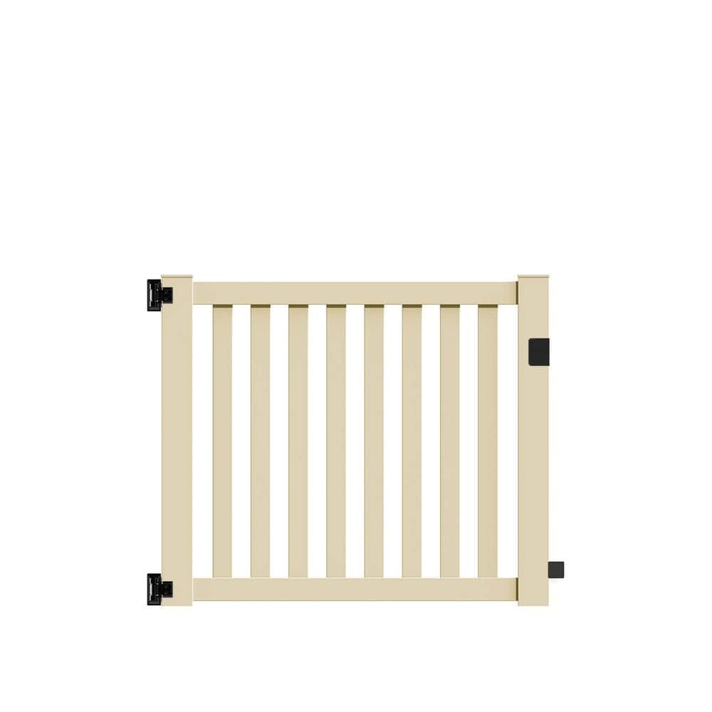 Ohio 5ft x 4ft Unassembled Sand Vinyl Fence Gate