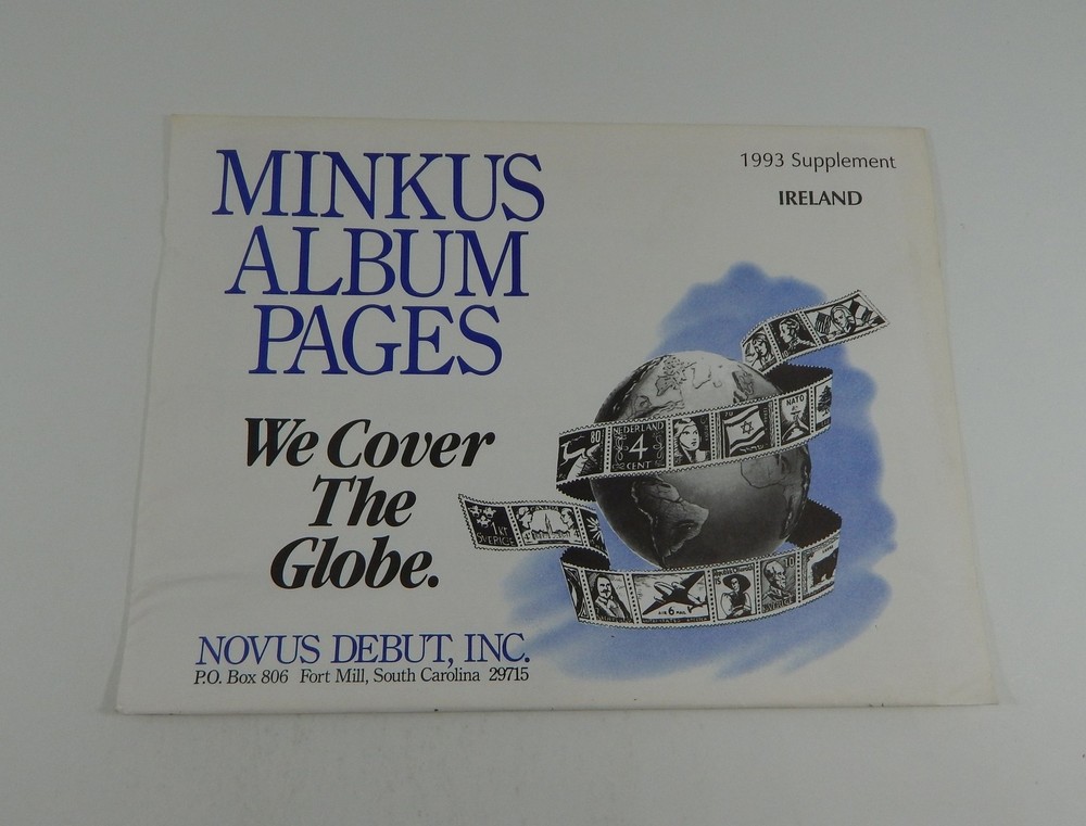 Minkus Ireland 1993 Supplement Stamp Album Pages