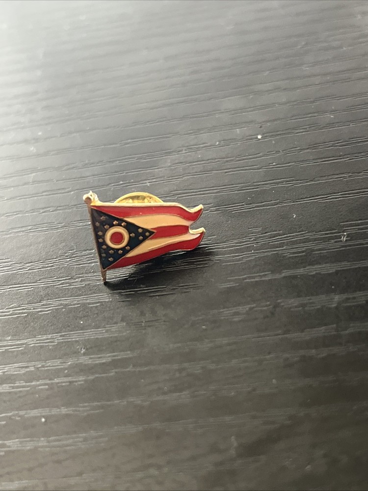 Ohio State Flag Vintage Lapel Pin