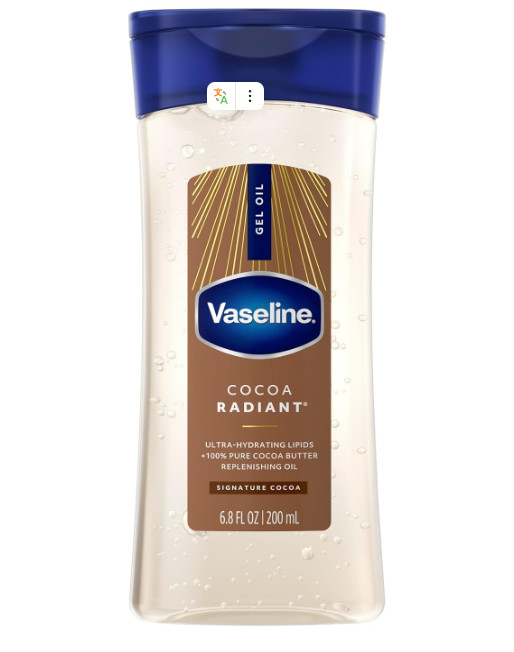Vaseline Intensive Care Cocoa Radiant for Glowing Skin Body Gel Oil Made with Pu