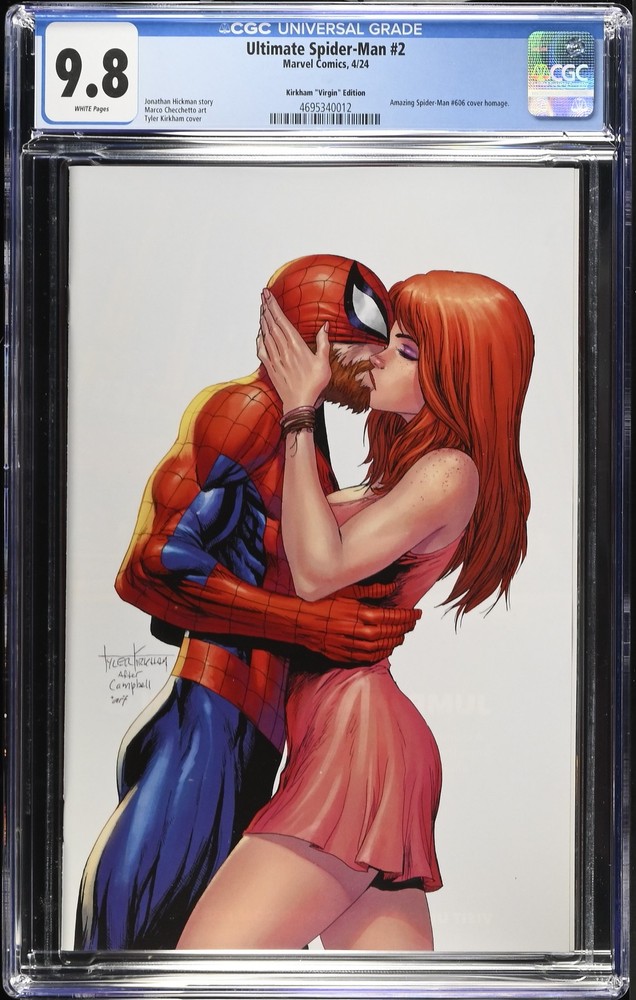 Ultimate Spider-Man 2 CGC 9.8 Kirkham Virgin Variant