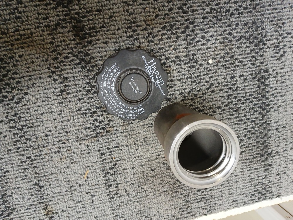Hagan Street Rod FDCAP Fill Through Gas Cap & Filler Bung Custom Hot Rat Gasser