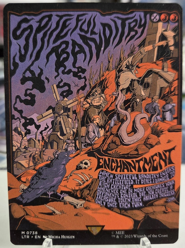 Spiteful Banditry (Borderless Poster) LOTR: Tales of Middle-Earth MTG Magic