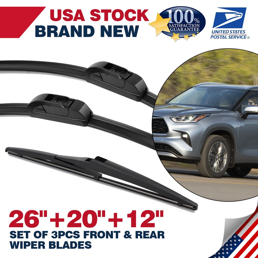2008-2013 Toyota Highlander Wiper Blades Set - 26
