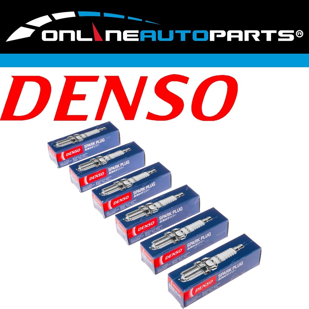 6 Denso Nickel Spark Plugs for Volvo XC90 P28 6-Cyl 2.9L B6294T 2003-2006