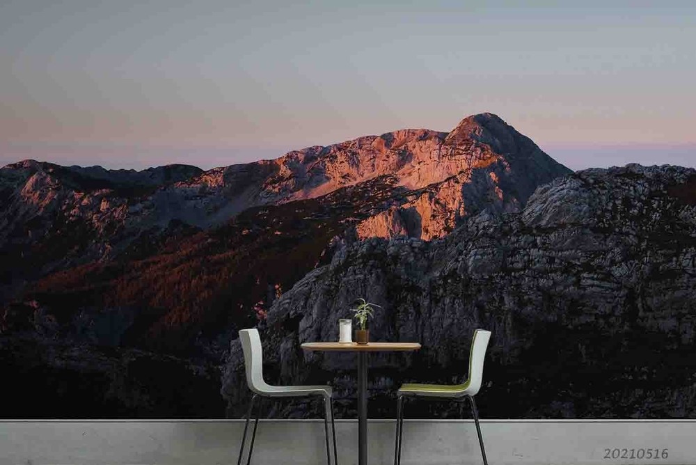 3D Mountain Forest Landscape Wall Murals Wallpaper Murals Wall Sticker