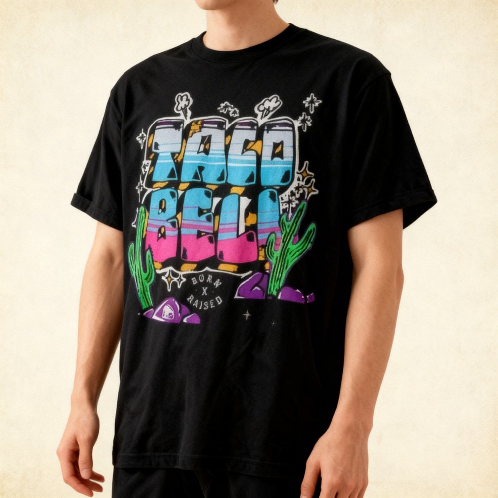 Taco Bell Born x Raised Shirt, Taco Bell Born x Raised Shirt