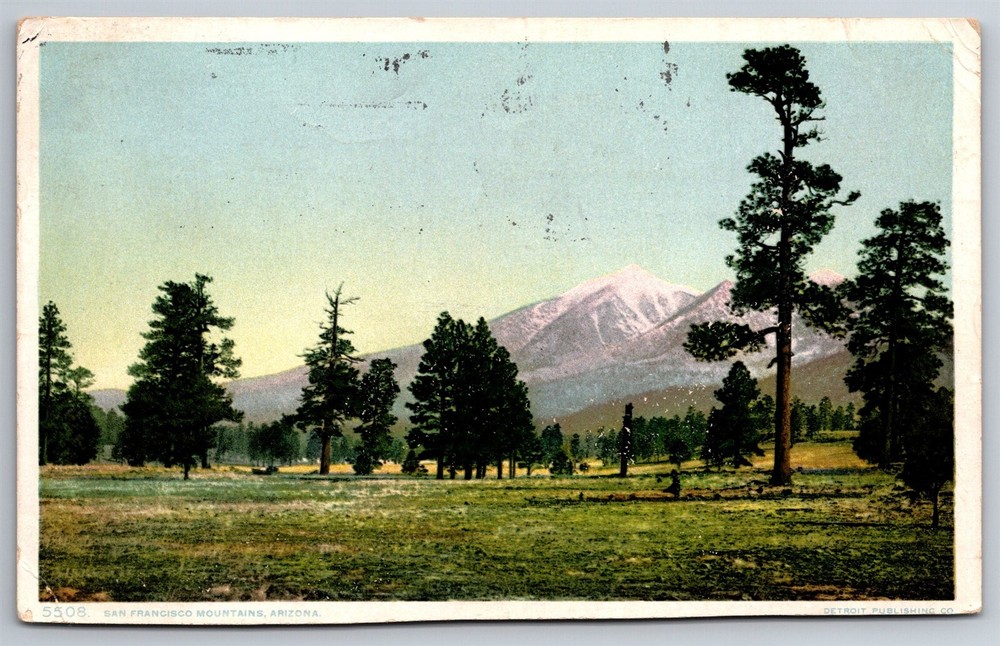 San Francisco Mountains Arizona C1909 DB Postcard P14