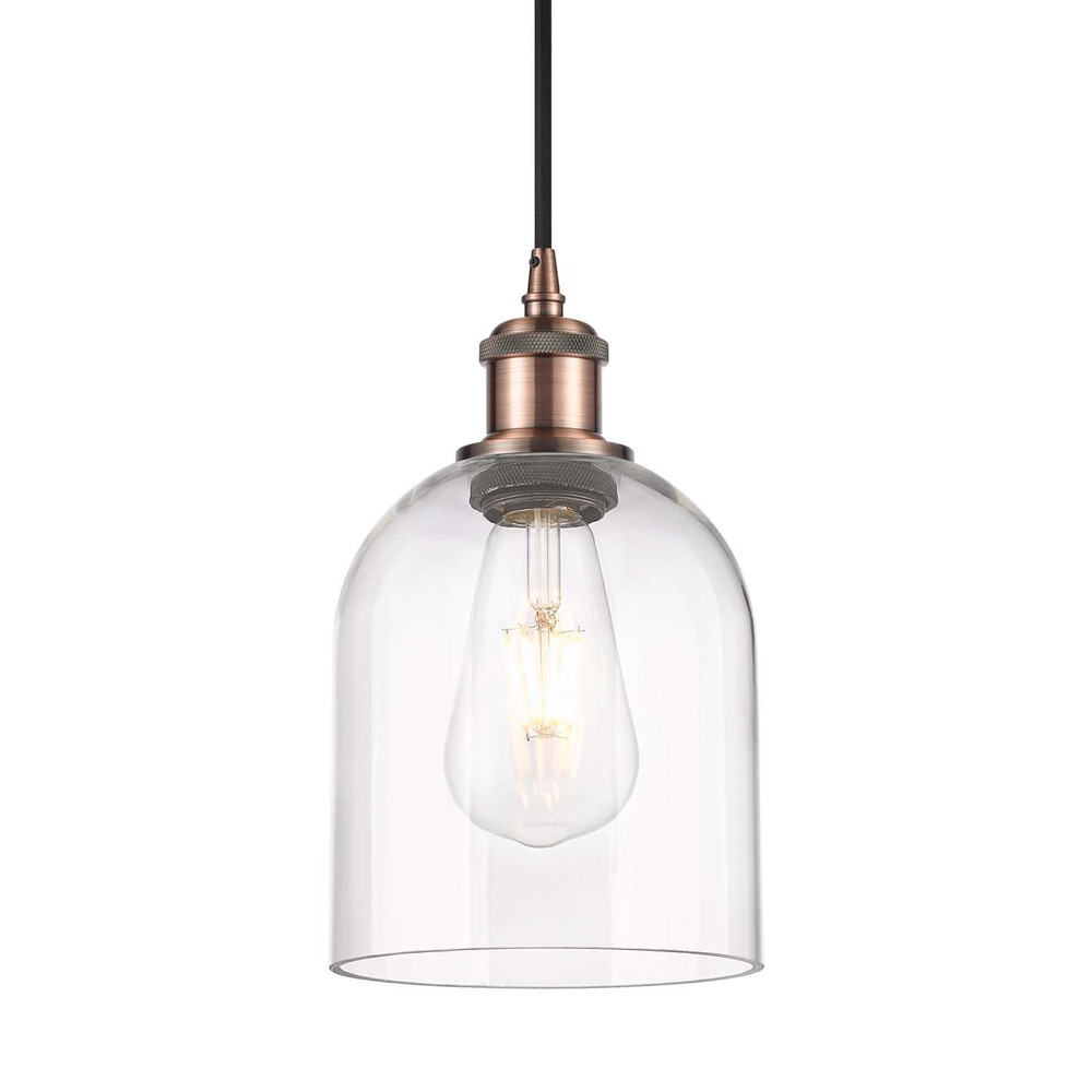 Innovations Lighting 516-1P-10-6 Bella 6 Inch Copper Mini Pendant Light