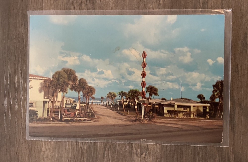 ORMOND BY THE SEA COURT MOTEL Ormond Beach FL Vintage Postcard Florida