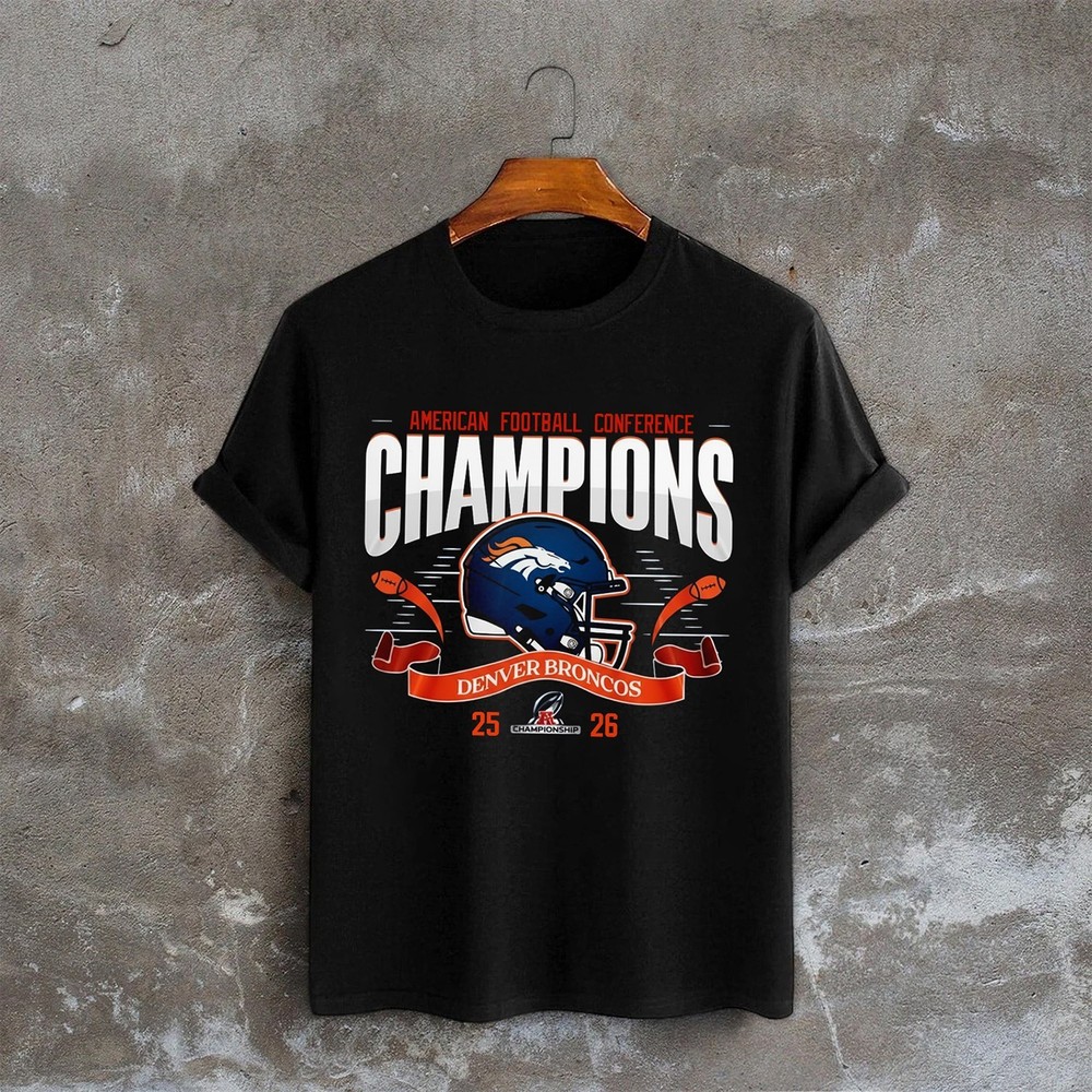 Denver Broncos AFC Champions 2025-26 TShirt