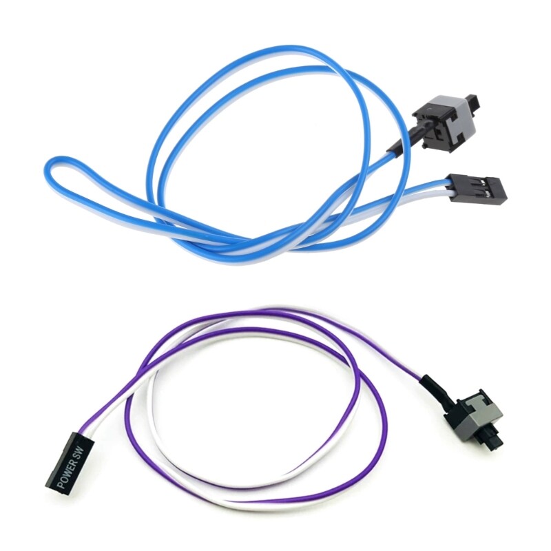 Chassis Power Supply Cable I Reset Button Atx Line for Desktop Computer