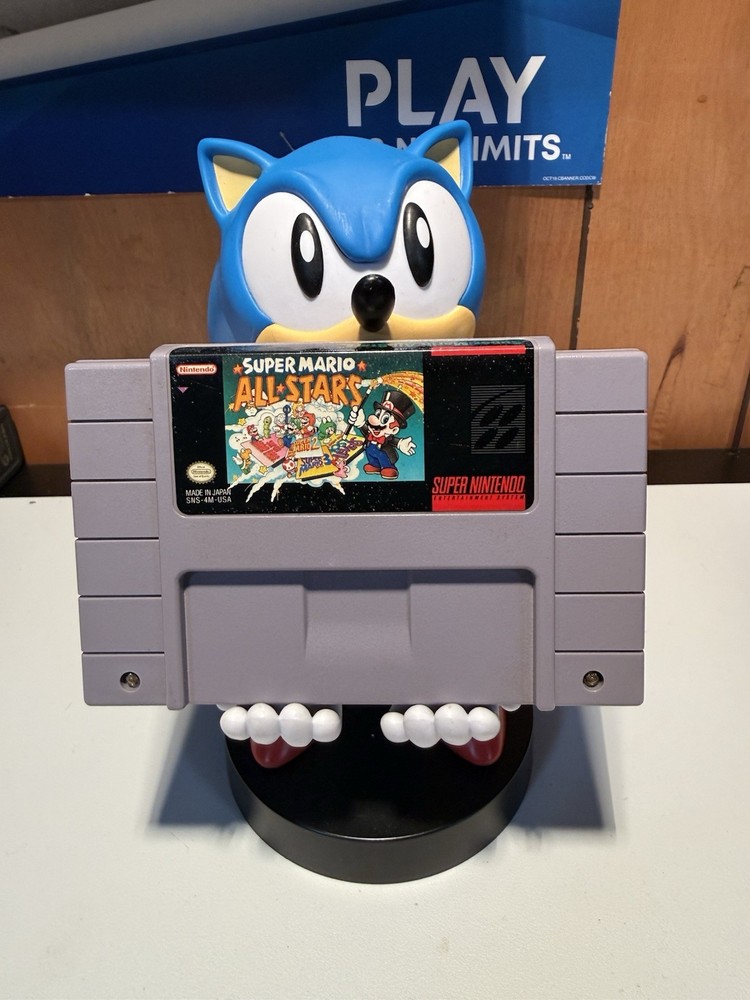 Super Mario All-Stars (Super Nintendo SNES, 1993) Works Great!