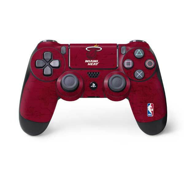 NBA Miami Heat PS4 Controller Skin - Miami Heat Red Primary Logo