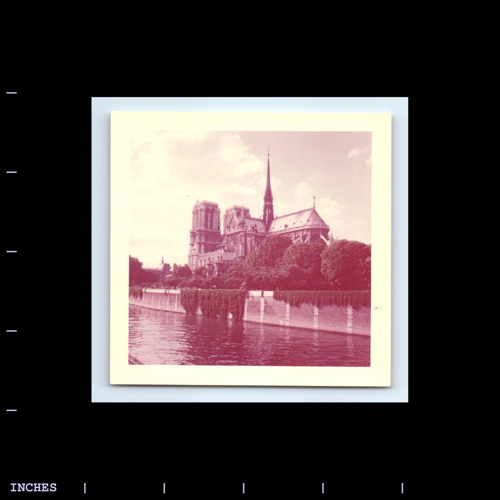 Square Color Photo NOTRE DAME DE PARIS FRANCE