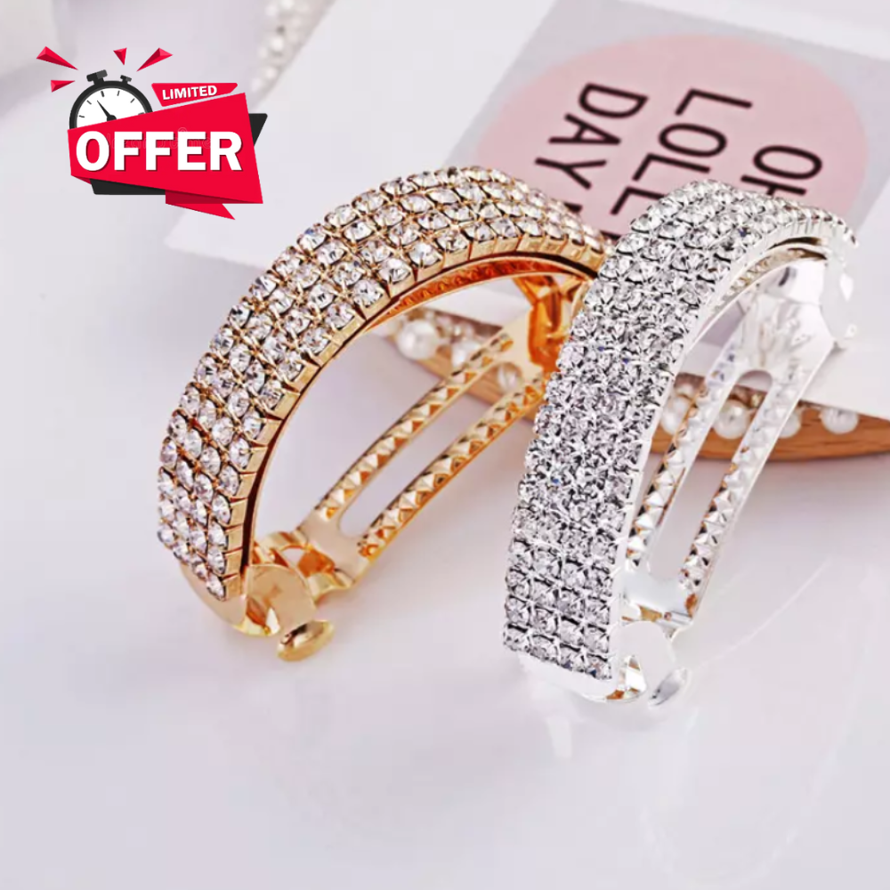 Women Crystal Rhinestone Hair Claw Hairpin Ladies Hair Clips Hair Accessories UK