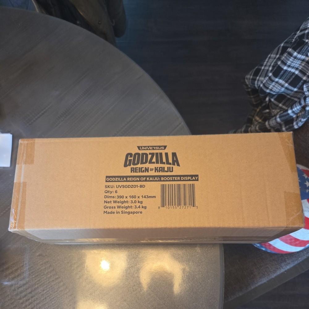 UniVersus: Godzilla Reign of Kaiju GDZ01 Sealed Booster Box Case