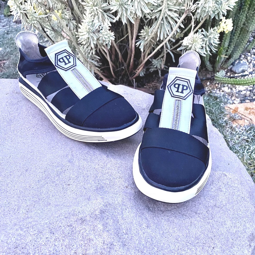 Philipp Plein Fight Club Black Shoes Men’s 8 Women’s 9.5