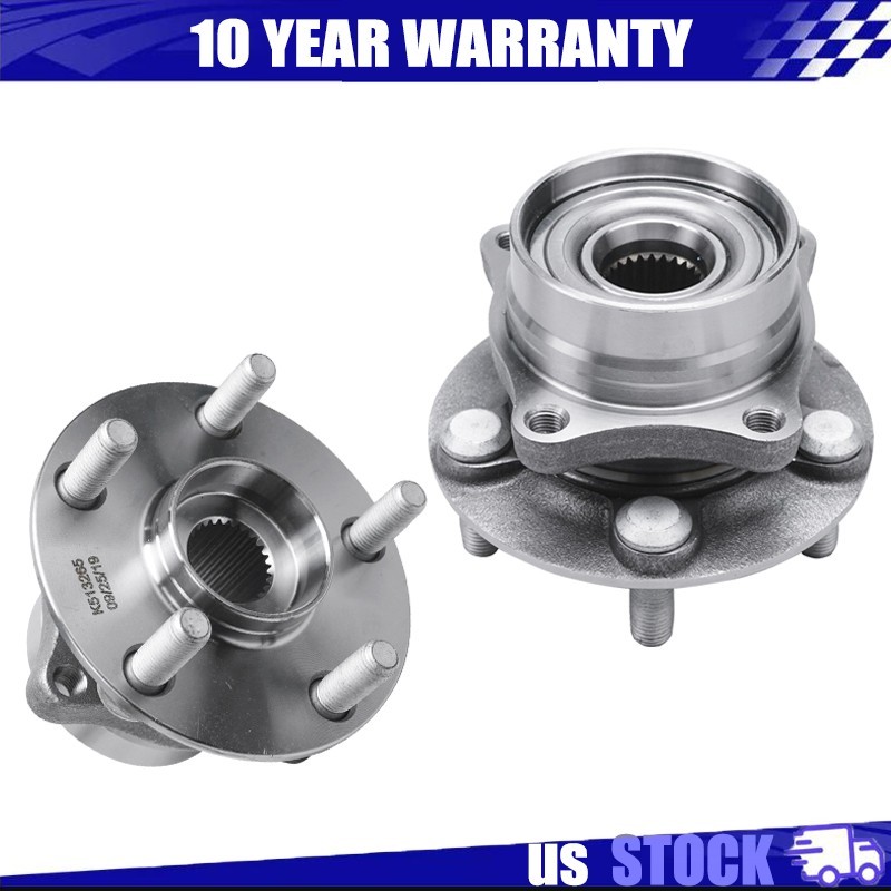 Front Left and Right Wheel Bearing and Hubs Set Fits Toyota Prius 2004-2009 G18