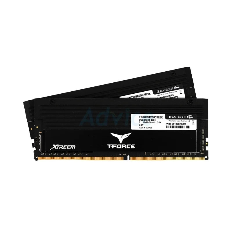 TEAMGROUP T-Force Xcalibur  RGB 8GB 1x8GB) DDR4 RAM 4000MHz (TF5D48G4000HC18EBK