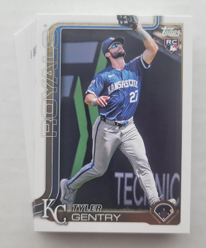 2025 Topps - Kansas City Royals Team Set (Series 1, 2, & Update) - 34 Cards