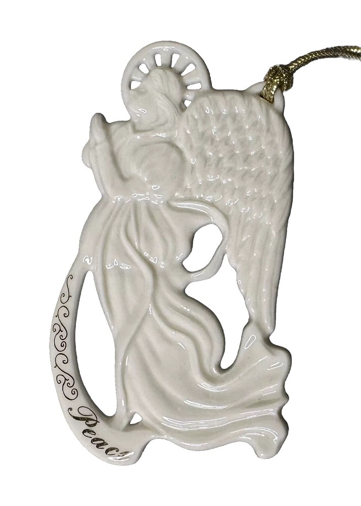Lenox 3 5/8 Inch Angel of Peace Christmas Ornament with Gift Box