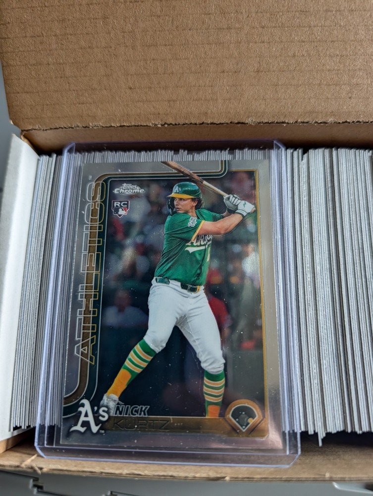 2025 Topps Chrome Update Baseball Complete Set 1-200 Nick Kurtz - Free Shipping