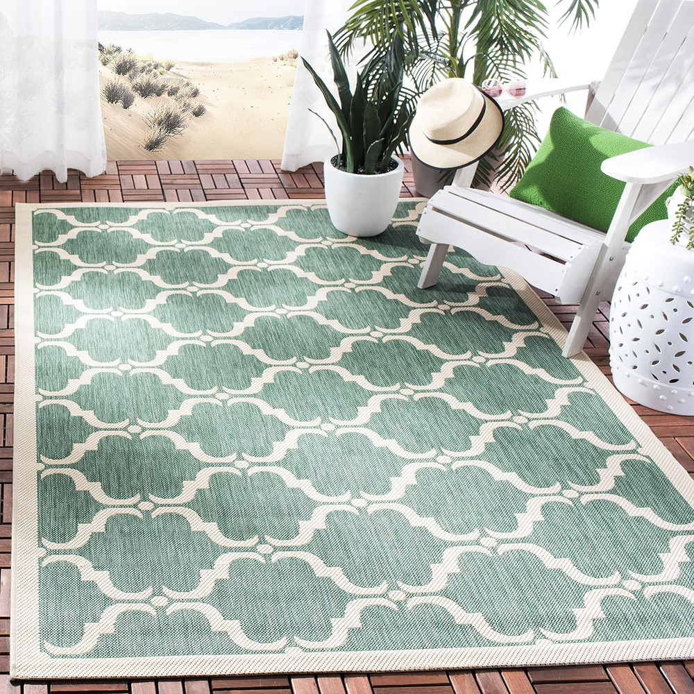 Washable Rug Outdoor Courtyard Collection - 5'3