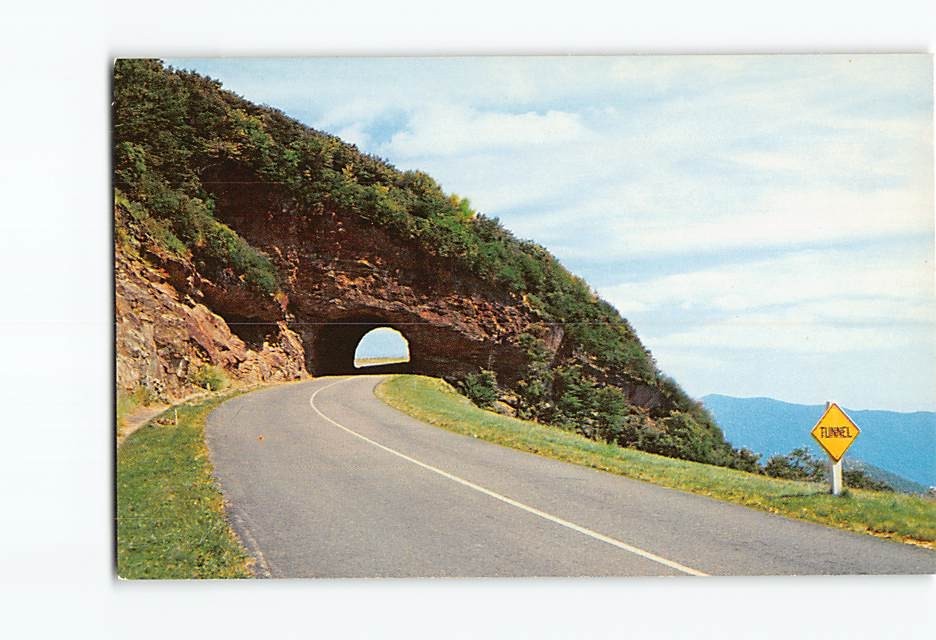Postcard Tunnel on Blue Ridge Parkway Craggy Gardens North Carolina USA