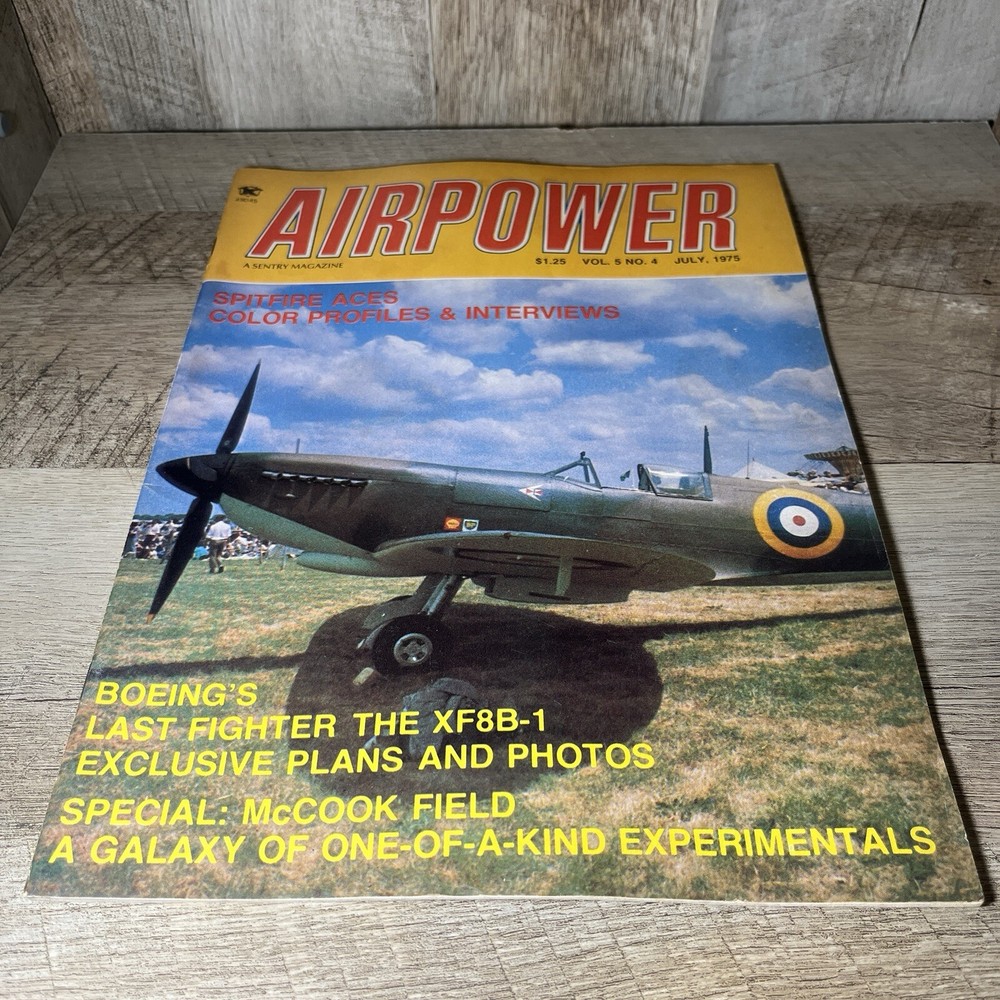 ⭐️ Airpower Magazine July 1975 Vol. 5 #4, Boeing's Last Fighter The Xf8B-1