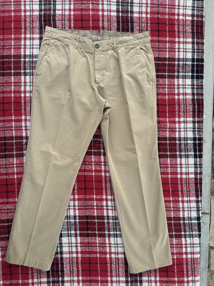 Lacoste Men's Khaki Chino Pants Size [36x30] Cotton Beige Slacks